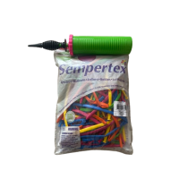 Workshop Set Sempertex 260S Tropical (100 stuks) & Ballonpomp (1 stuk)